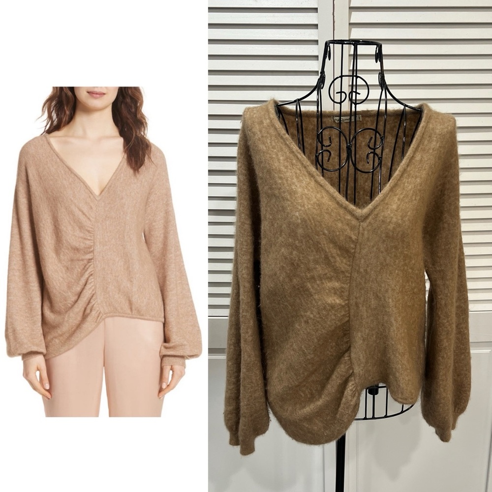 MES DEMOISELLES Paris Asymmetrical Meridien Alpaca & Wool Blend Sweater ๐ฆ 4-6 US - Picture 12 of 15